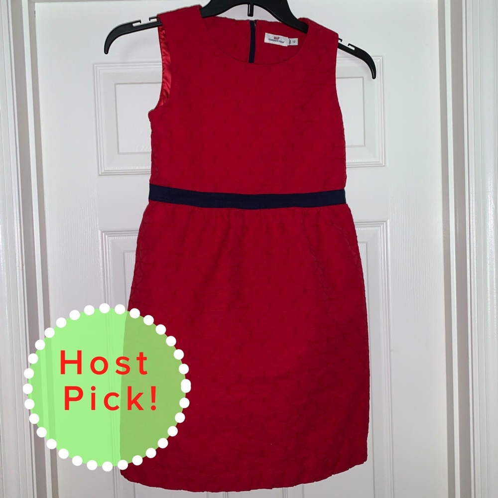 Vineyard Vines Fit & Flare Dress - Girls 12